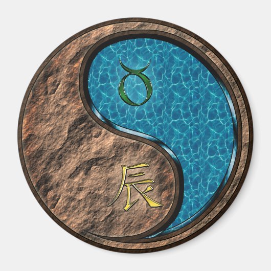 Taurus & Water Dragon マグネット (正面)