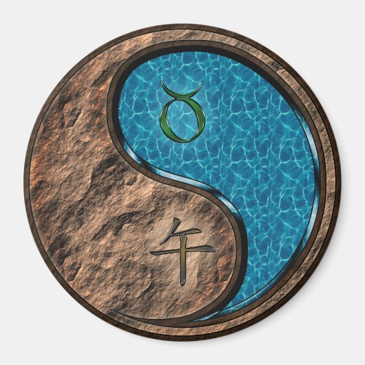 Taurus & Water Horse マグネット (正面)