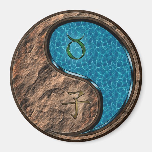 Taurus & Water Rat マグネット (正面)