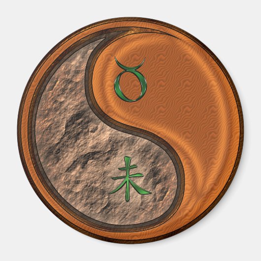 Taurus & Wood Goat マグネット (正面)