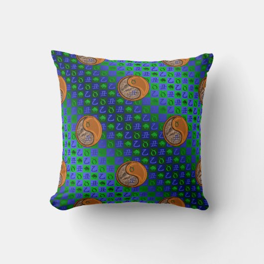 Taurus & Wood Ox クッション (正面)