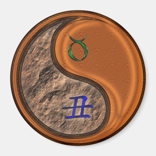 Taurus & Wood Ox マグネット (正面)