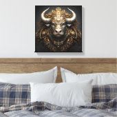 Taurus Zodiac Art Canvas キャンバスプリント (インサイチュ (寝室))