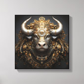 Taurus Zodiac Art Canvas キャンバスプリント (正面)