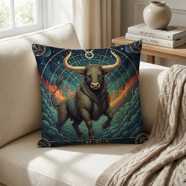 Taurus Zodiac Celestial クッション