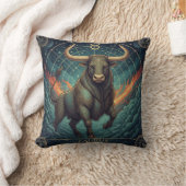 Taurus Zodiac Celestial クッション (ブランケット)