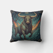 Taurus Zodiac Celestial クッション (裏面)