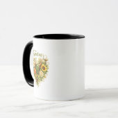 Taurus Zodiac Floral Heart Mug – Earthy Astrology  マグカップ (正面左)