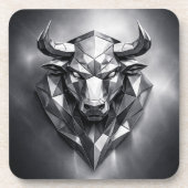 taurus zodiac sign コースター (正面)