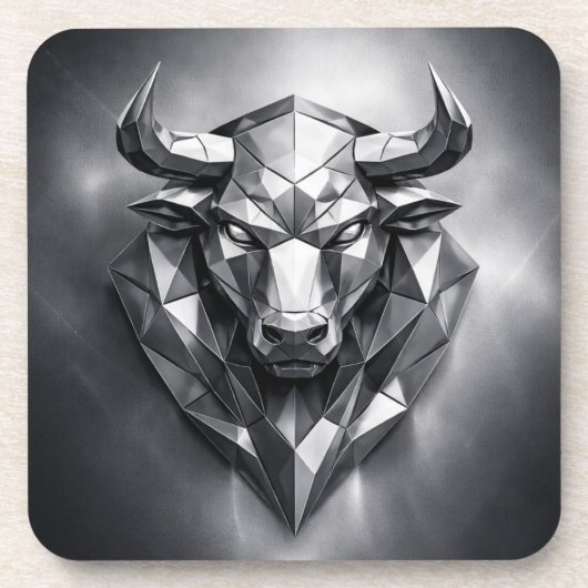 taurus zodiac sign コースター (正面)