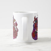 Taurus Zodiac Sign Birthday  ジャンボコーヒーマグカップ (裏面)