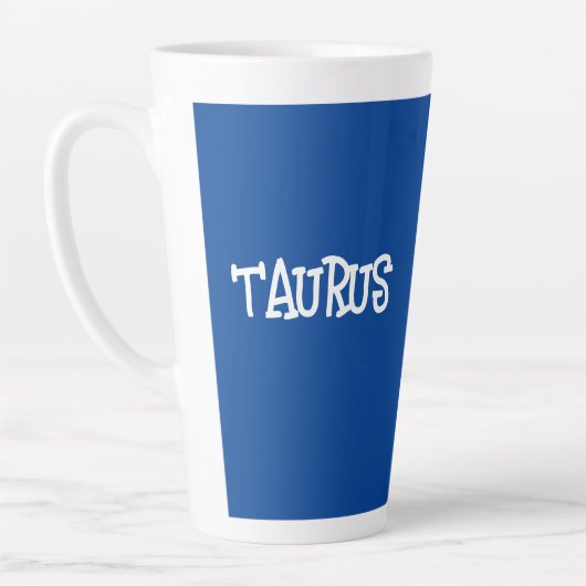 TAURUS ZODIAC SIGN COFFEE Latte Mug カフェラテマグ (左)