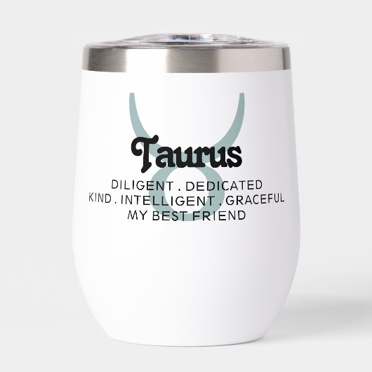 Taurus Zodiac Sign Custom Traits (正面)