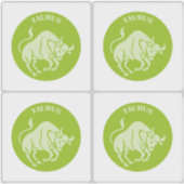 Taurus, Zodiac Sign, Horoscope, Astrology シール (正面)