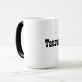 Taurus Zodiac Sign Morphing Mug モーフィングマグカップ (正面左)