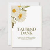 Tausend Dank Karte シーズンカード (正面)