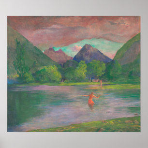Tautira River – ジョンラファージファインアートポスター ポスター