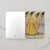 Tavalodet Mobarak – ペルシャ語（イラン）誕生日 箔グリーティングカード (外側レイダウン)