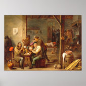 Tavern Scene - David Teniers Fine Art ポスター (正面)