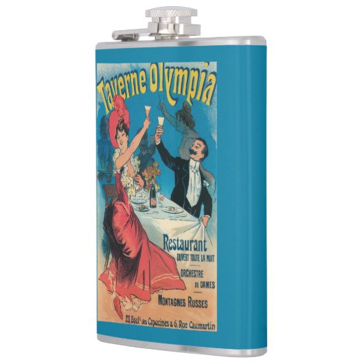 Taverneのオリンピアの昇進ポスター フラスク (左)