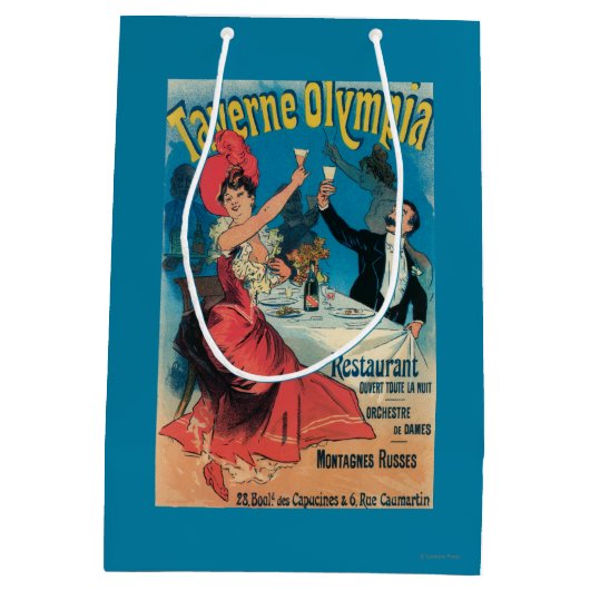 Taverneのオリンピアの昇進ポスター ミディアムペーパーバッグ (裏面)