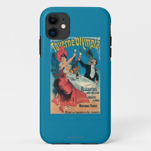 Taverneのオリンピアの昇進ポスター Case-Mate iPhoneケース (裏面)