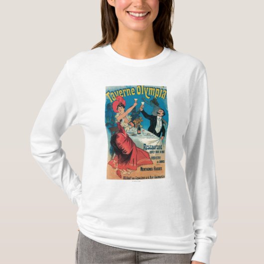 Taverneのオリンピアの昇進ポスター Tシャツ (正面)