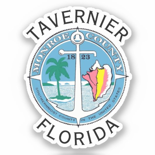 Tavernier - Florida Keys シール (正面)