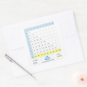 Tavolaのpitagoricaのsemplificata スクエアシール (封筒)