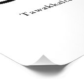 Tawakkaltu ‘Ala Allah – Arabic Thuluth Minimal Art フォトプリント (角)