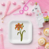 Tawny daylily paper plates ペーパープレート (パーティー)