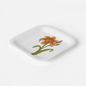 Tawny daylily paper plates ペーパープレート (傾斜あり)