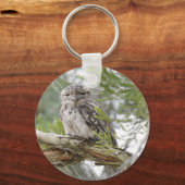 TAWNY FROGMOUTH OWL RURAL QUEENSLAND AUSTRALIA キーホルダー (正面)
