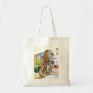 Tawny owl tote bag トートバッグ