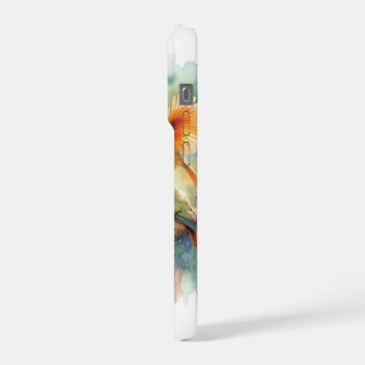 Tawnycrowned Pygmy Tyrants 030624AREF123 - Waterco iPhoneケース (左側面)