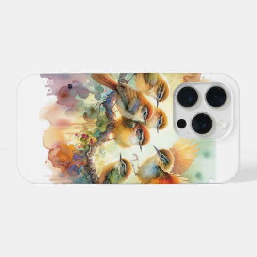 Tawnycrowned Pygmy Tyrants 030624AREF123 - Waterco iPhoneケース (裏面横)