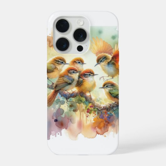 Tawnycrowned Pygmy Tyrants 030624AREF123 - Waterco iPhoneケース (裏面)