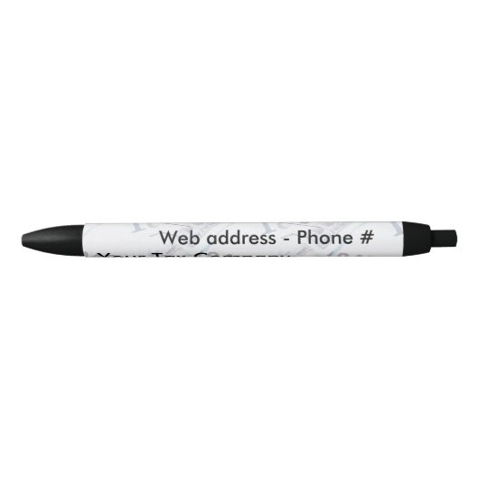 Tax Business 1040型枠クライアント、トレードショーギフトペン 黒ボールペン (正面)