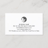 Tax Preparer Taxation Finance Financial 名刺 (裏面)