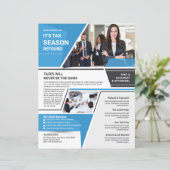Tax Return Service Flyer Template (スタンド正面)