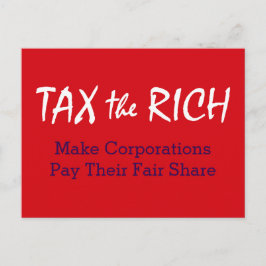 Tax the Rich ポストカード