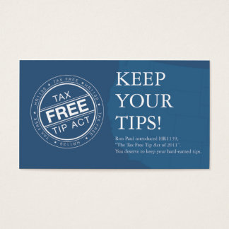 TaxFreeTipAct.comカード