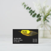 Taxi Business Cards 名刺 (スタンド正面)