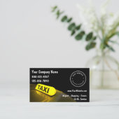 Taxi Business Cards 名刺 (スタンド正面)
