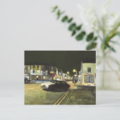 Taxi Cab, Cardiff, Wales，英国 ポストカード (スタンド正面)