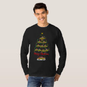Taxi Christmas Tree Lights  Taxi Xmas Tシャツ (正面フル)