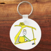 Taxi Driver Stickman キーホルダー (裏面)