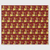 Taxi Driver Stickman ラッピングペーパー (フラット)