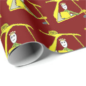 Taxi Driver Stickman ラッピングペーパー (ロールコーナー)