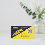 Taxi modern minimalist business card 名刺 (スタンド正面)